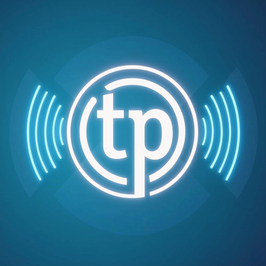 Sinus TP logo - mobile testing and quality assurance symbol with signal waves representing connectivity testing in Singapore